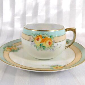 Meito Teacup and Bread Plate Set # 25849
